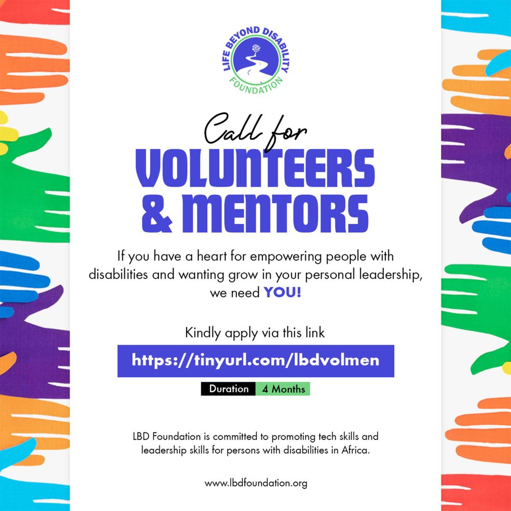 Call for Volunteers & Mentors