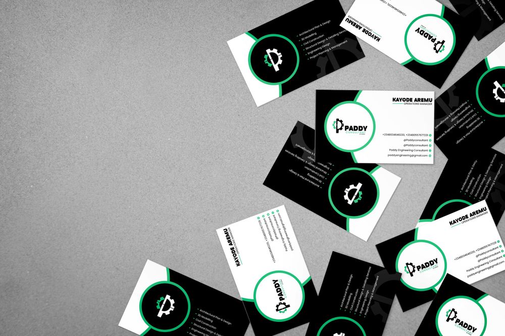 PADDY Business Card Design