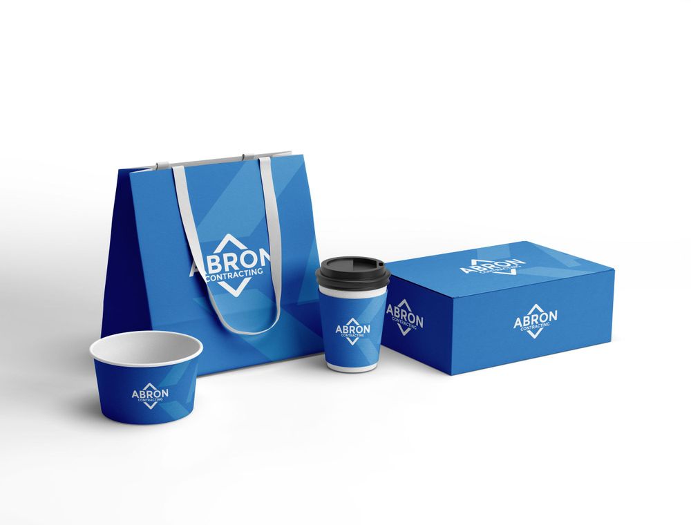 ABRON Cafe Branding Mockup