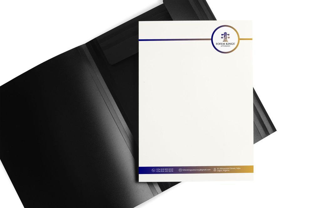 Forum Kings Professional Letterhead