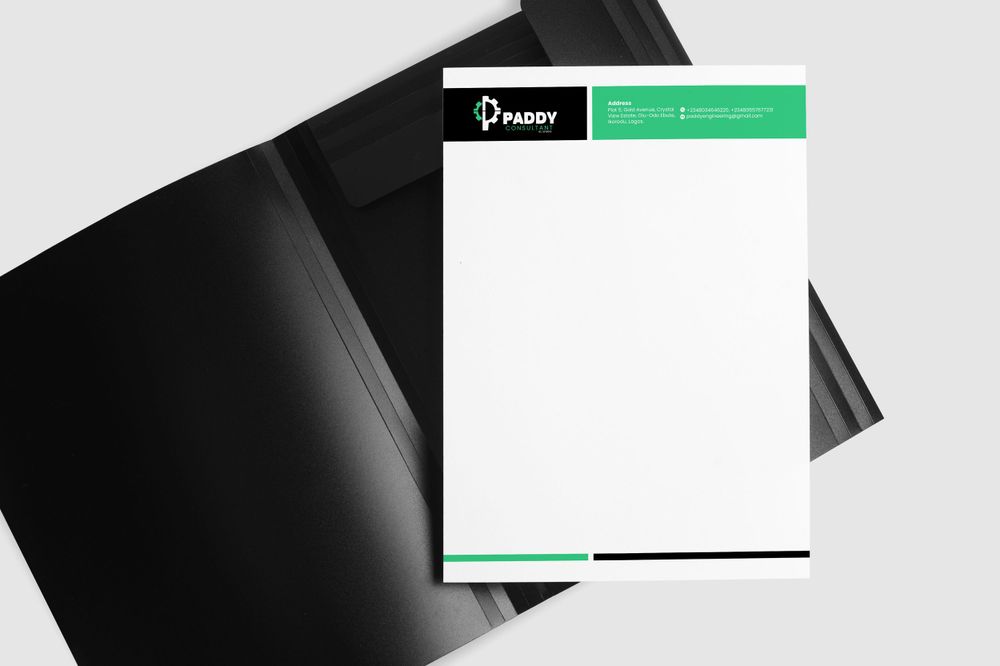 PADDY Professional Letterhead