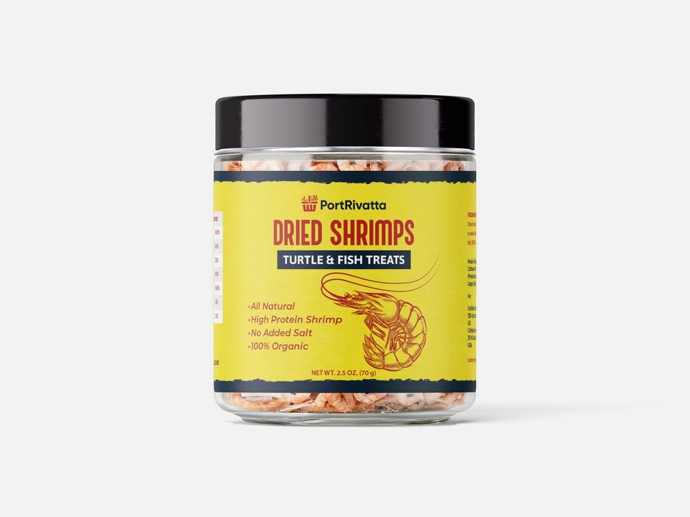 PortRivatta Dried Shrimps Product Label