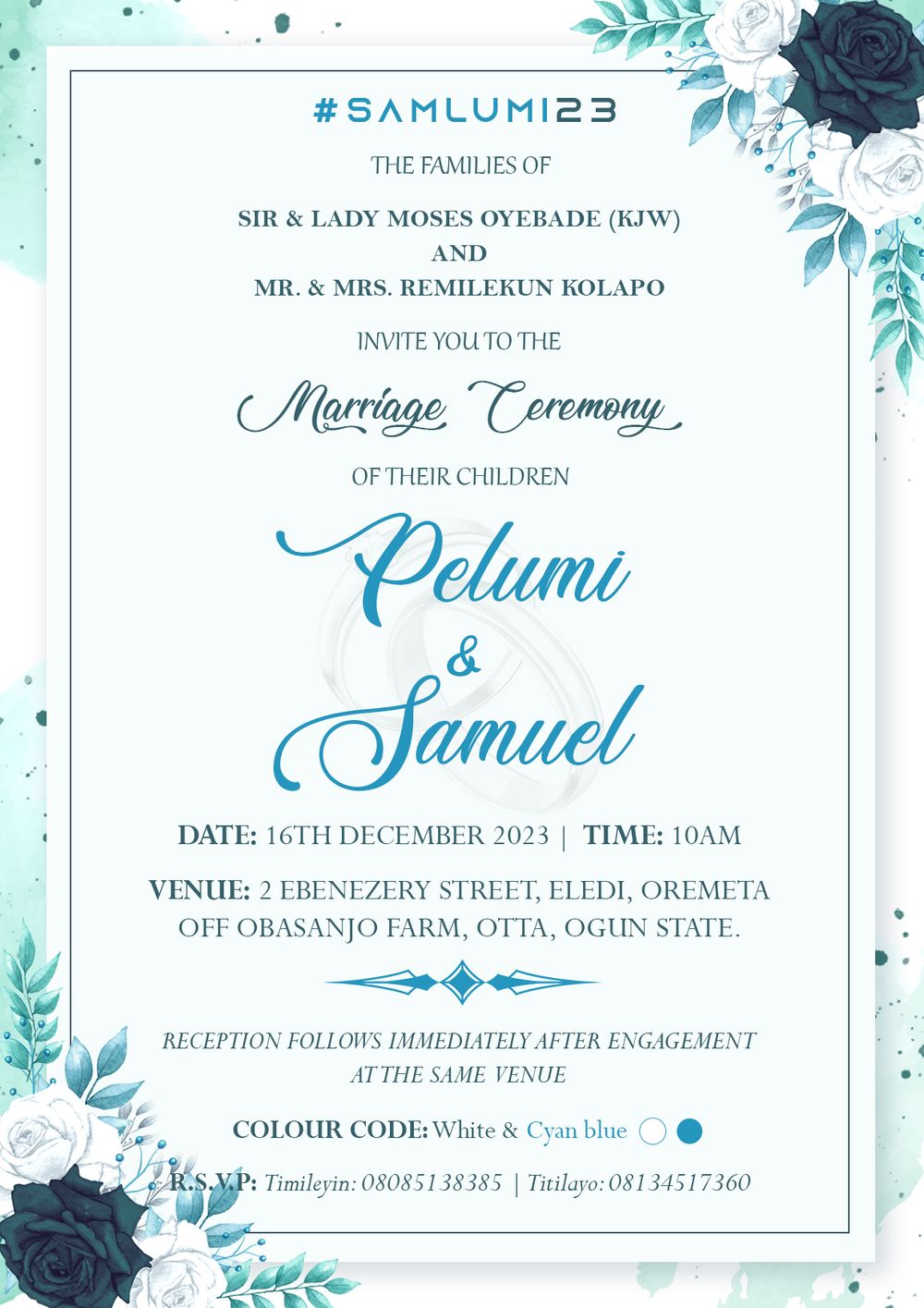 Wedding Invitation Card Design